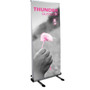 Large double-sided outdoor retractable banner stand