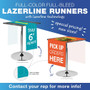 LazerLine 12" Table Runner Full-Color Full-Bleed