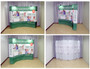 OneFabric 20ft Curved Pop Up Display Kit