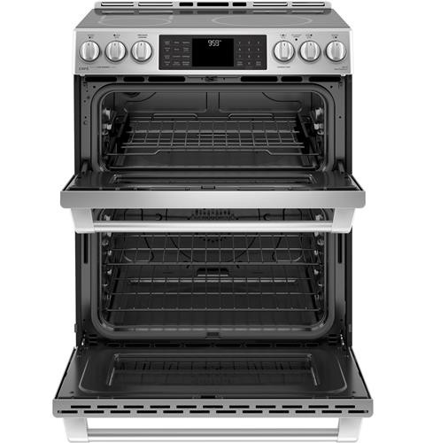 ge double oven induction slide in range