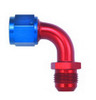 #10 Male to #10 Female 90 Deg Swivel Fitting