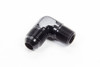 90 Deg Alum #8 Flare 3/8 in Black