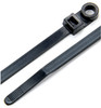 Wire Ties Black 8.00 w/ Mounting Hole 25pk