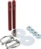 Alum Hood Pin Kit 3/8in Red