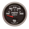 2-1/16in S/C II Oil Temp. Gauge 140-300