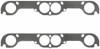 Round SBC 18 Deg. Exh. Gasket w/Adapter Plate