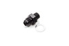 Male Adapter Fitting #6 x 9/16-24 Holley Blk