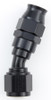 Hose Fitting #8 30 Deg PTFE Black
