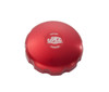 2-1/4 Billet Twist Fuel Cap - Red Anodized