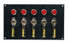 Fiber Design Switch Panel - Black/Black