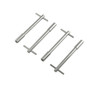 Chrome T-Bar Wing Bolts