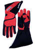 Gloves Outseam Black/Red Medium SFI-5