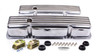 SBC Alum Finned Tall V/C Polished