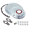 SBC Timing Chain Cover Kit Chrome