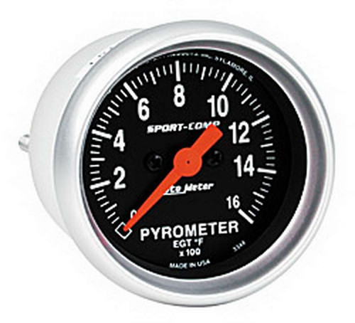 2-1/16in S/C EGT Pyrometer 0-1600