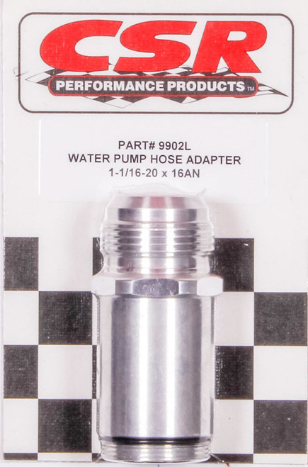 Water Pump Hose Adapter - 1-1/16 x 16an