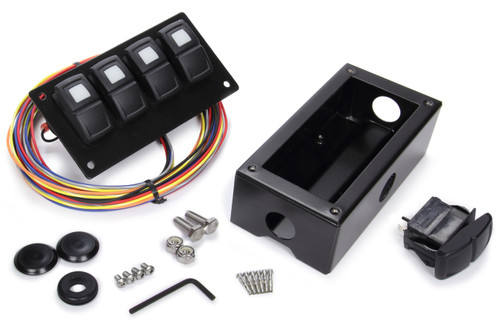 Track Rocker 4 Switch Pa nel Flange Mount