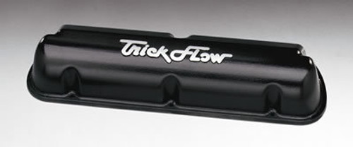 Valve Covers Cast Alum SBF w/ T/F Logo Black