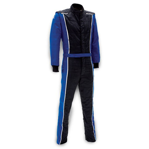 Racer Suit 2015 1pc Black/Blue Large