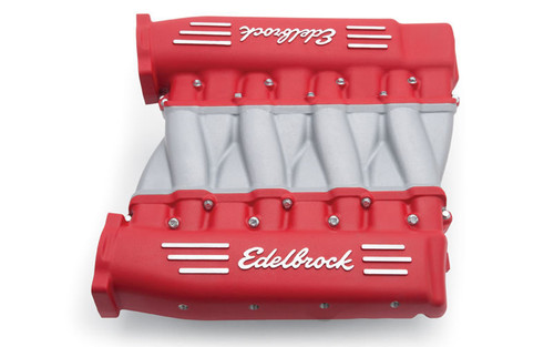 LS3 Cross Ram Intake Manifold - Red & Grey