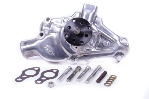 HP Aluminum Water Pump 55-72 SBC Short Polished