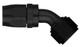 #12 45 Deg Hose End Black