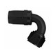 #16 120 Deg Hose End Black