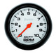 3-3/8in Phantom In-Dash Tach 10000 RPM
