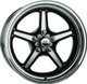 Street Lite Black Wheel 15x10 3.5in BS