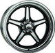 Street Lite Black Wheel 15x7 3.5in BS