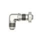 #8 to #8 Male Bulkhead Adapter Fitting 90-Deg