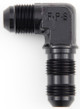 #6 x 90 Deg Bulkhead Fitting Black