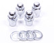 Lug Nuts 1/2in Standard Mag Chrome 4pk