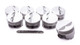 SBC Forged F/T Piston Set 4.040 Bore -4.86cc