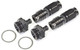 Q/R #6 Carb Fitting Kit 7/8-20 Black