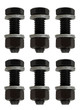 Wedge Locking Header Bolts - 3/8in x 1in