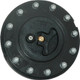 Cap Flush Mount Black Plastic 12-Bolt