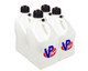 Utility Jug 5 Gal White Square (Case 4)