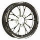 V-Series Frnt Drag Wheel Blk 15x3.5 5x4.5BC 2.25B