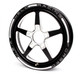 Aluma Star 15x3.5 Wheel 5x4.5 1.75 BS Black