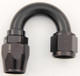 #12 180 Deg Dbl Swivel Hose End Black