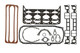 Gasket Set - SBC CT602 Engine