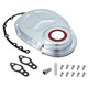 SBC Timing Chain Cover Kit Chrome