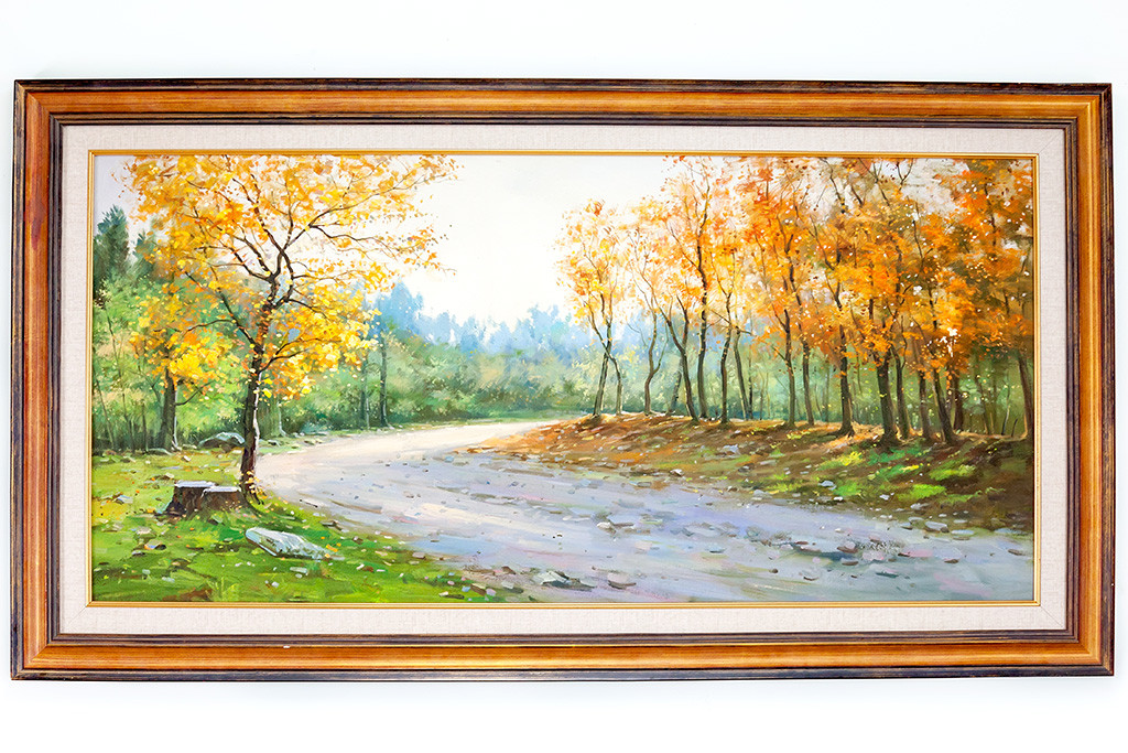 Wall decor - Paintings - Fall landscape with trees