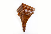 It has beautiful carving all along its height,and is a stunning and delicate accent for wall décor,perfect for small spaces on wall,It has an additional shelf on top