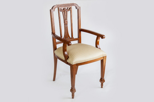 Teak Furniture-Chairs&Ottomans-Vintage Sheraton Style Chair
Teak Furniture , Handcrafted , Classic Furniture , Traditional Furniture , Luxury Furniture