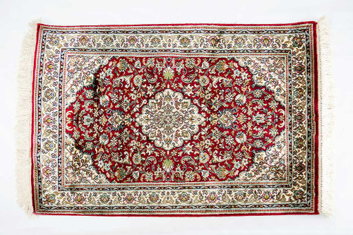Silk Rugs-Maroon&Cream Kashan Style Silk on Silk Indian Rug
Silk Rugs, Indian Rugs, Indian Silk Rugs, Home Decor
