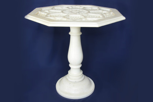 Marble Accents - Traditional Indian Net Design White Marble Table
Marble tables, Marble Bowl, Marble Statue, Marble Tray, Marble Vase, Marble Planter 