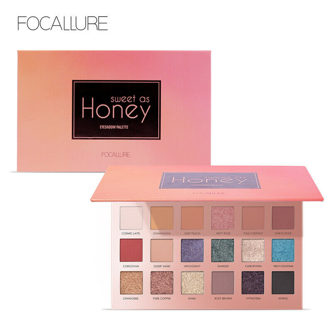 FOCALLURE SWEET AS HONEY Eyeshadow Palette