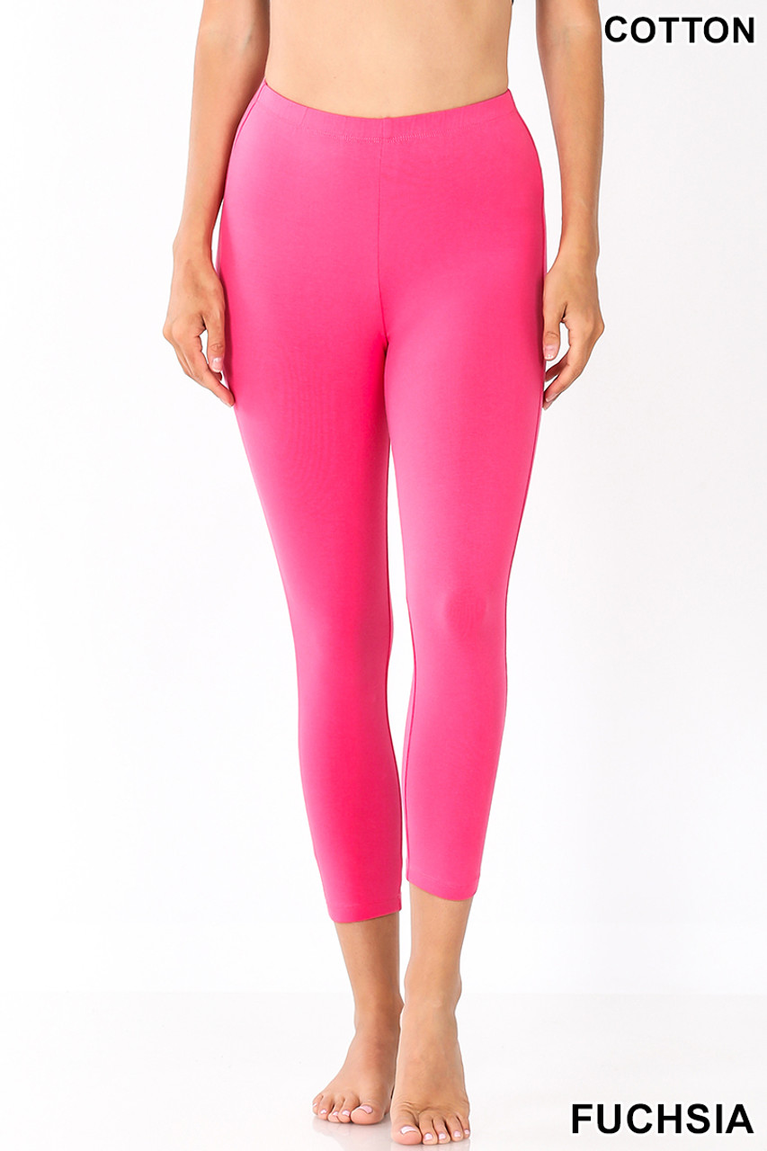 Torrid Women’s Size 1 1X XL 16 Liquid Neon Pink Capri Pants Premium  Leggings New